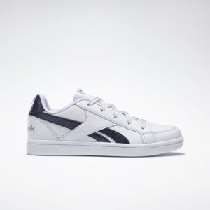 Adidasy Dziecięce Reebok Royal Prime Białe/Granatowe/Srebrne Metal PL 61ICRGW